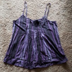 Express smocked ombre studded tank top M 🌸